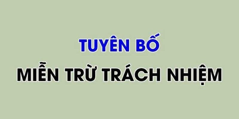 Miễn trừ trách nhiệm 1 Miễn trừ trách nhiệm WW88